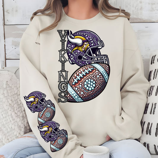 Diamond Studded - Vikings - SLEEVE