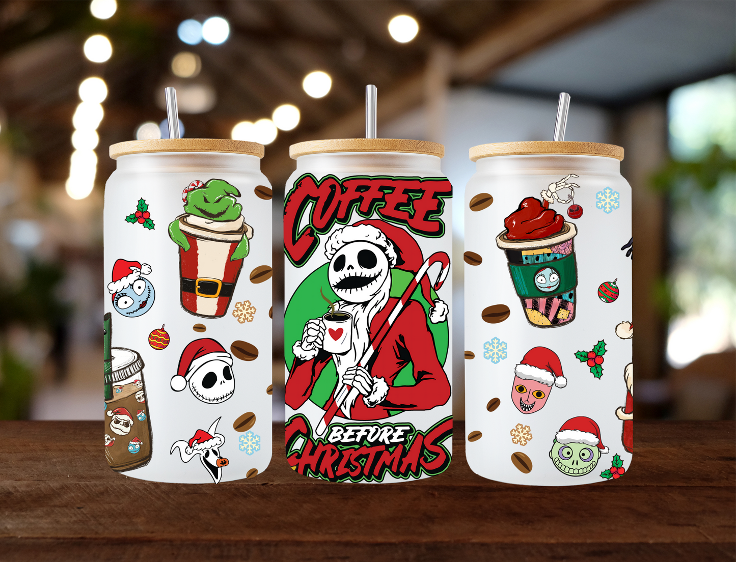 Jack Coffee Before Christmas - UV Libby Wrap
