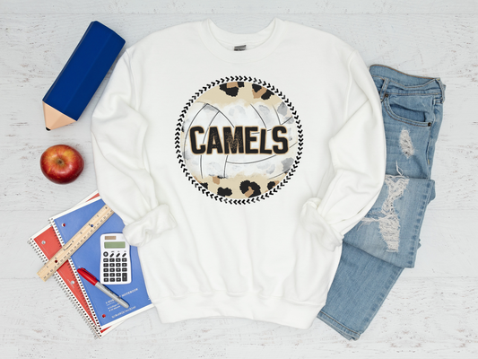 Camels, cheetah print and volleyball