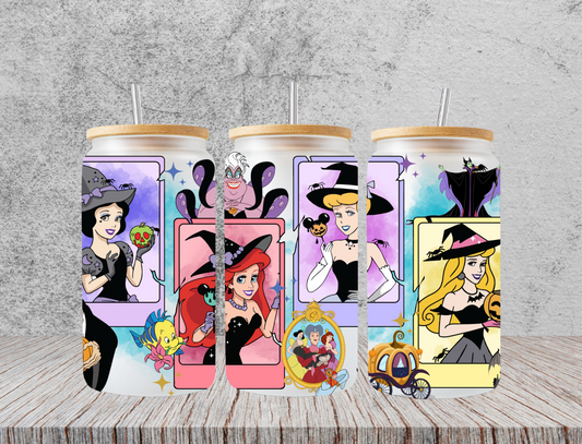 Goth Disney princesses with evil queens - UV Libby Wrap