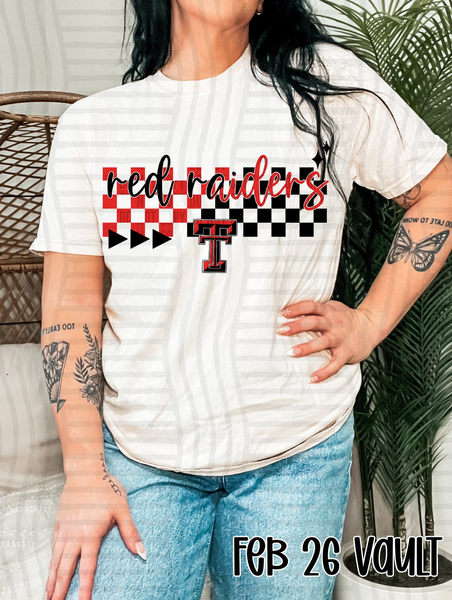 CHECKERED RED RAIDERS
