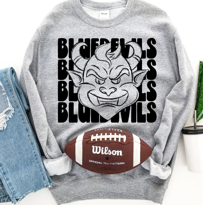 Blue devils mascot