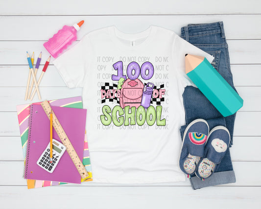 100 Days Of School-PURPLE