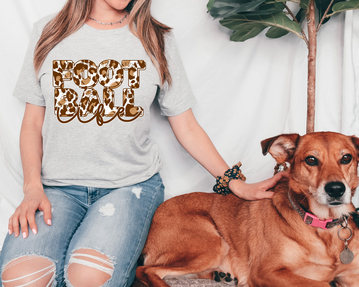 Football vibes - cheetah print