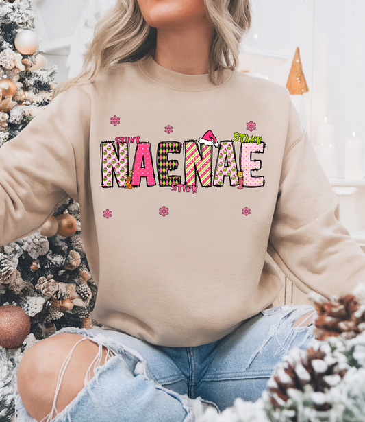 NaeNae Grinch Christmas Doodle