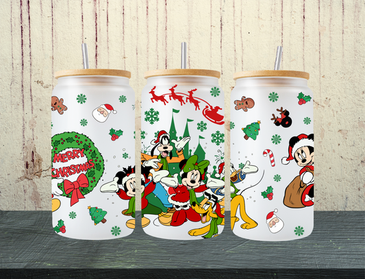 Mickey Merry Christmas Wreath - UV Libby Wrap