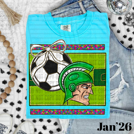 SOCCER TROJANS GREEN
