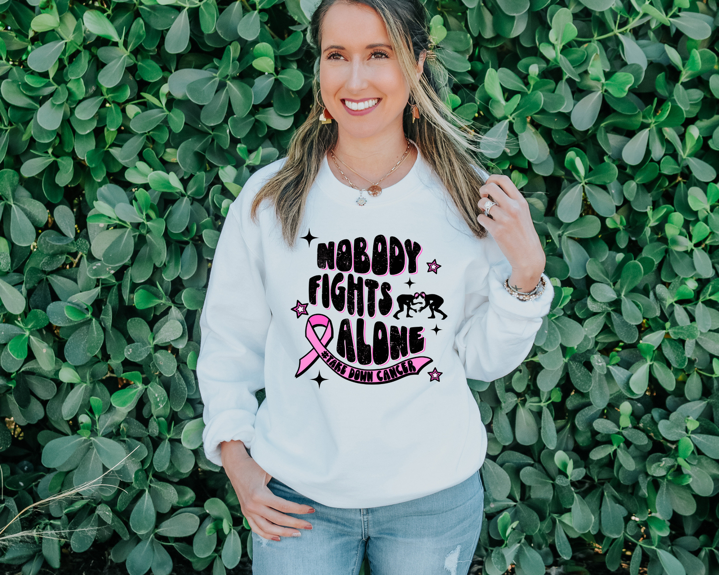 Nobody fights alone #take down cancer