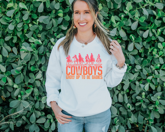 Mama don't let your cowboys grow up to be babies-orange