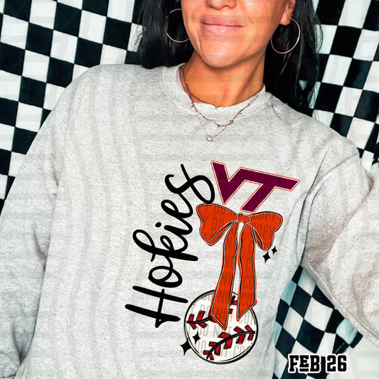 VIRGINIA TECH HOKIES BASEBALL BOW