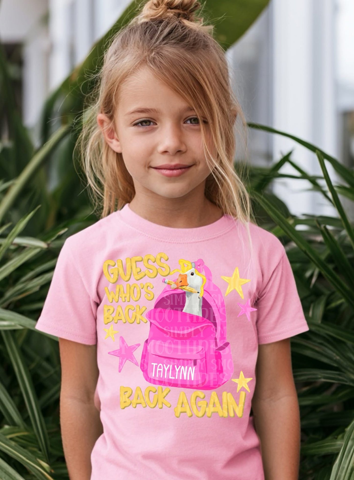 Personalized Goose Guess Who's Back - GIRL