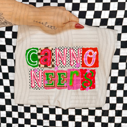 CANNONEERS RED & GREEN CHECKERS