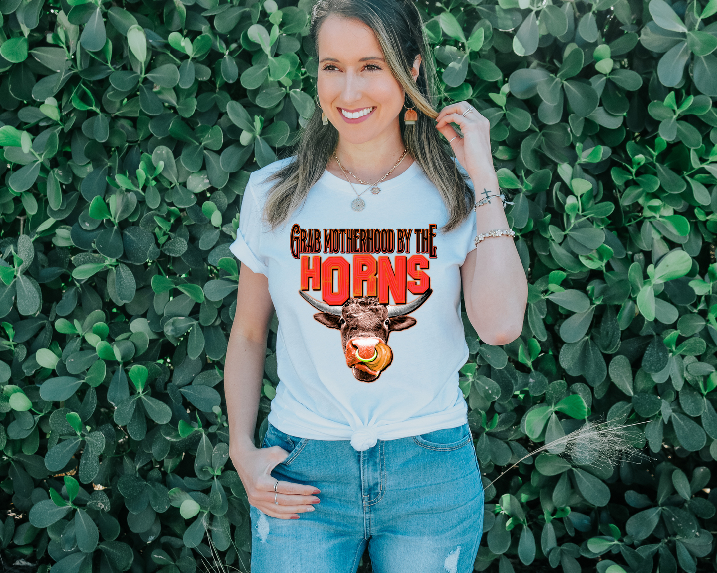 Grab motherhood by the horns- orange