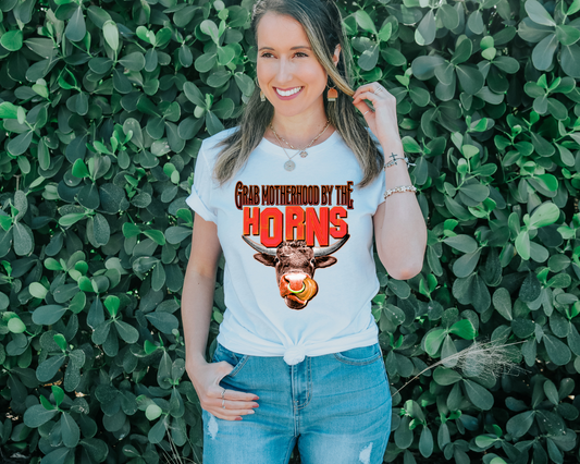 Grab motherhood by the horns- orange