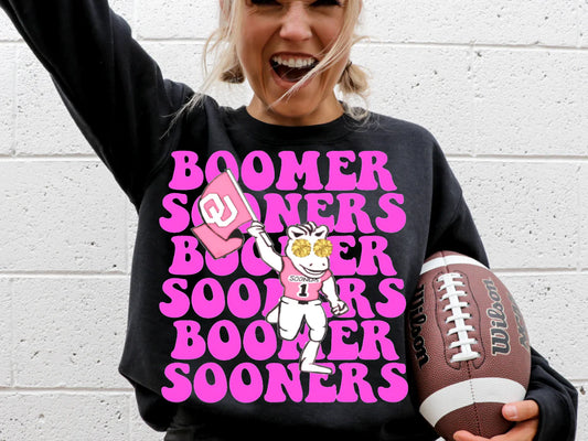 Boomer sooners-with mascot