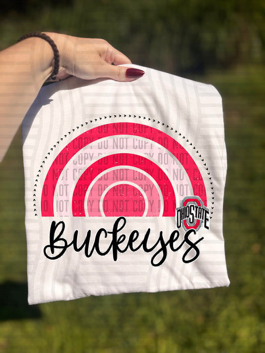 Retro Sunset Buckeyes
