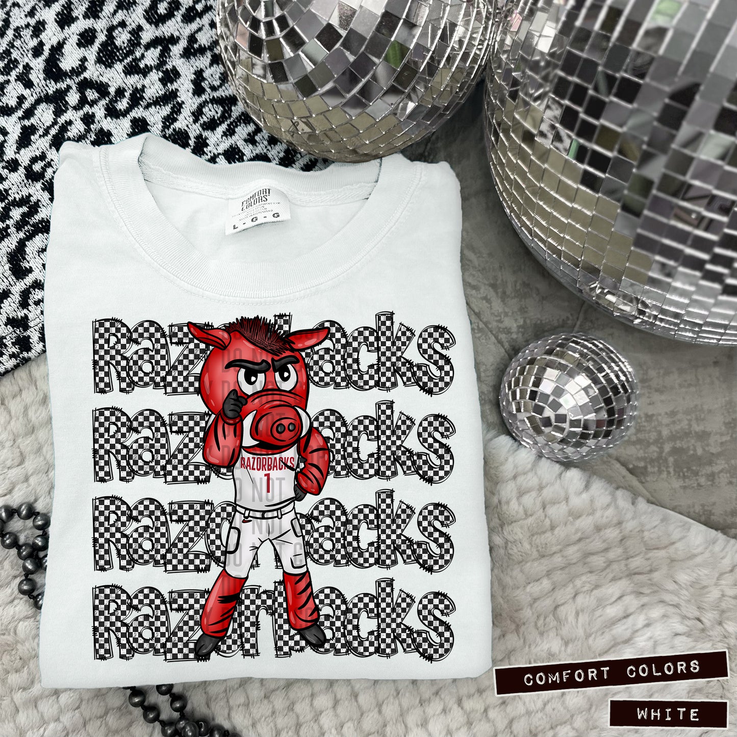 ARKANSAS RAZORBACKS CHECKERS