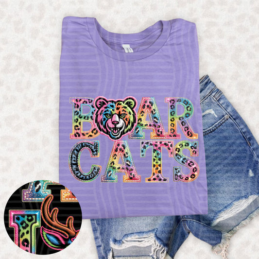 Bearcats (pink neon leopard)
