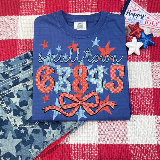 SMALL TOWN 63845 RED WHITE & BLUE