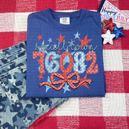 SMALL TOWN 76082 RED WHITE & BLUE