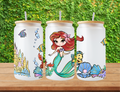 Ariel, flounder and Sebastian - UV Libby Wrap