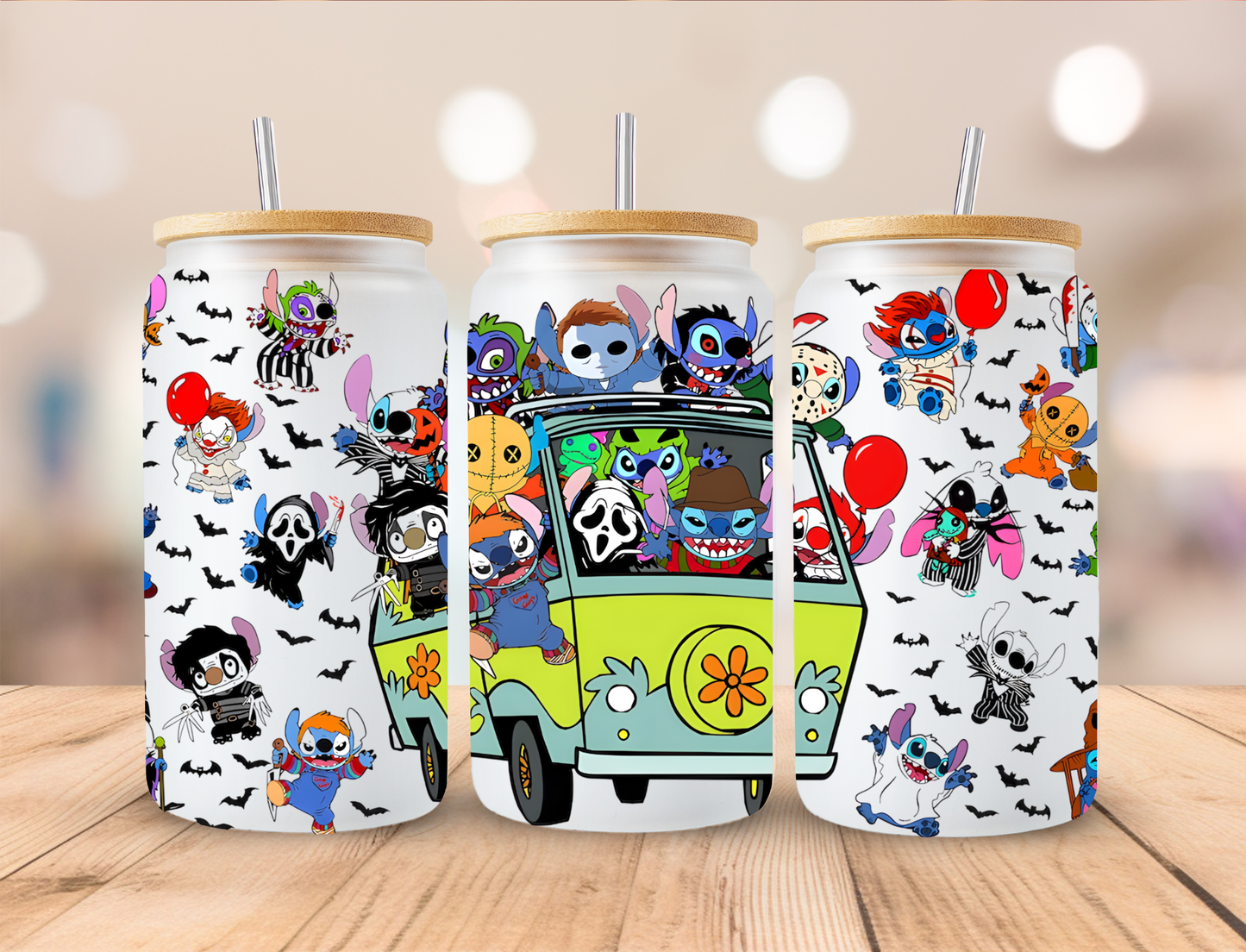 Stitch Halloween collage - UV Libby Wrap