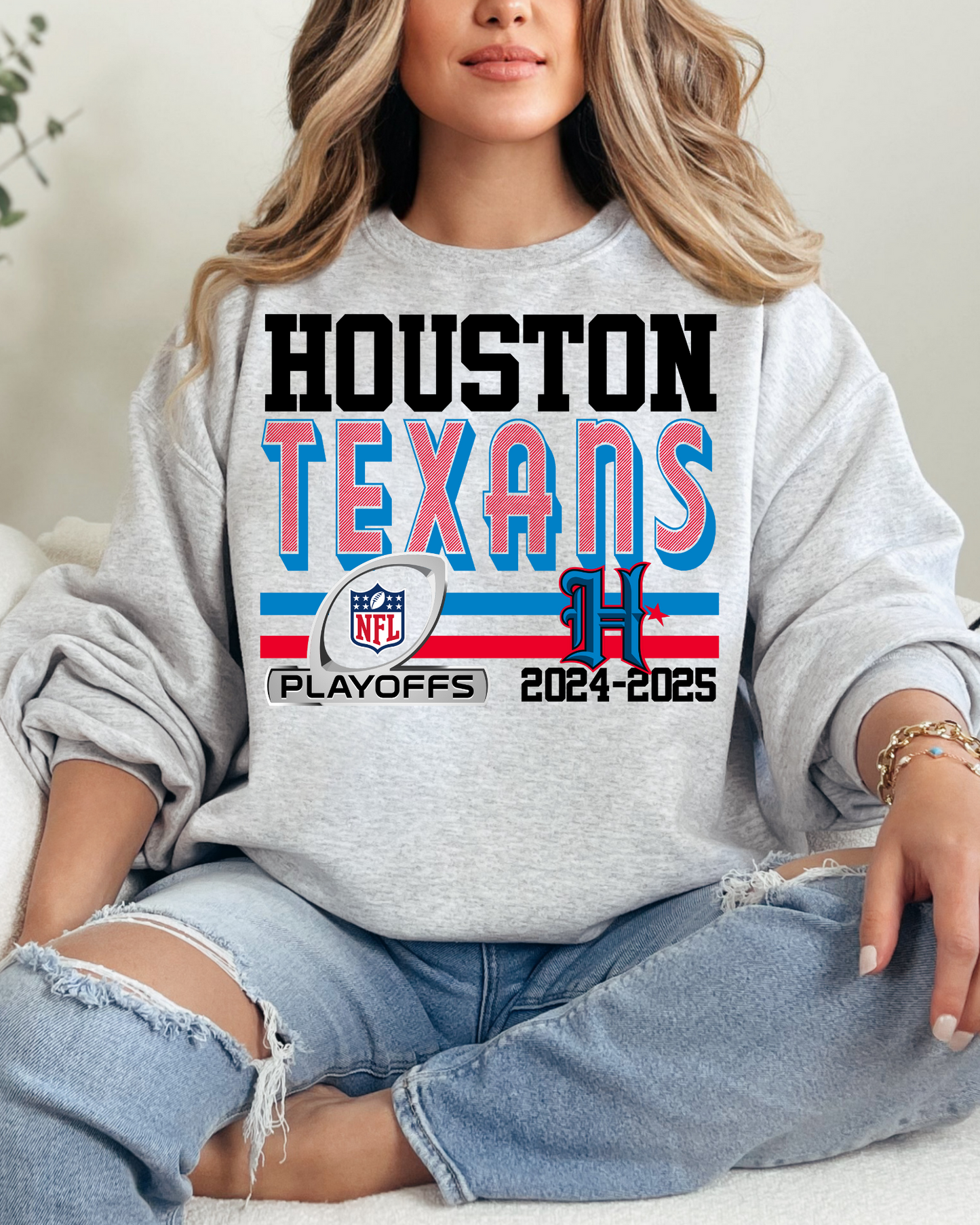 Houston Texans Playoff Blue Playoff 2024-2025 Logo