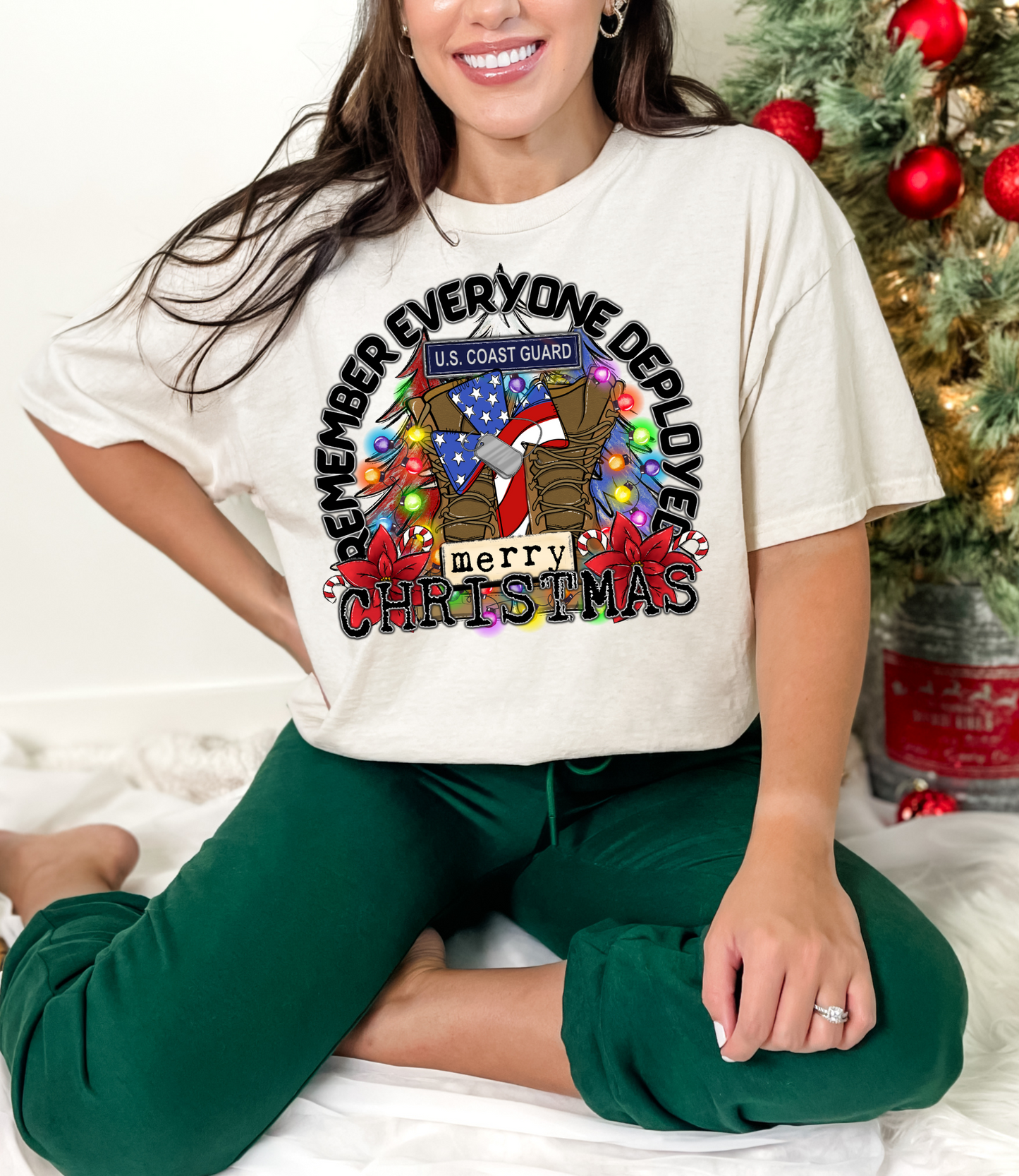 Remember Everyone Deployed Merry Christmas (U.S Coast Guard)