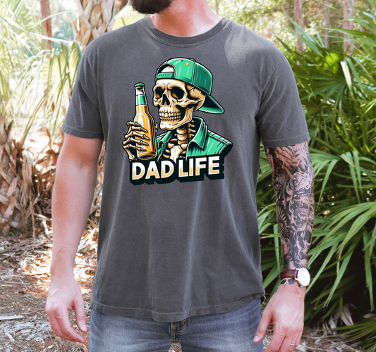 Dad Life-Green Skeleton