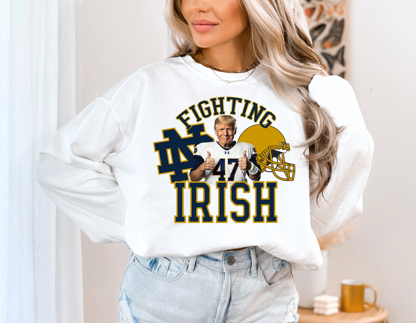 ND Fighting Irish Trump