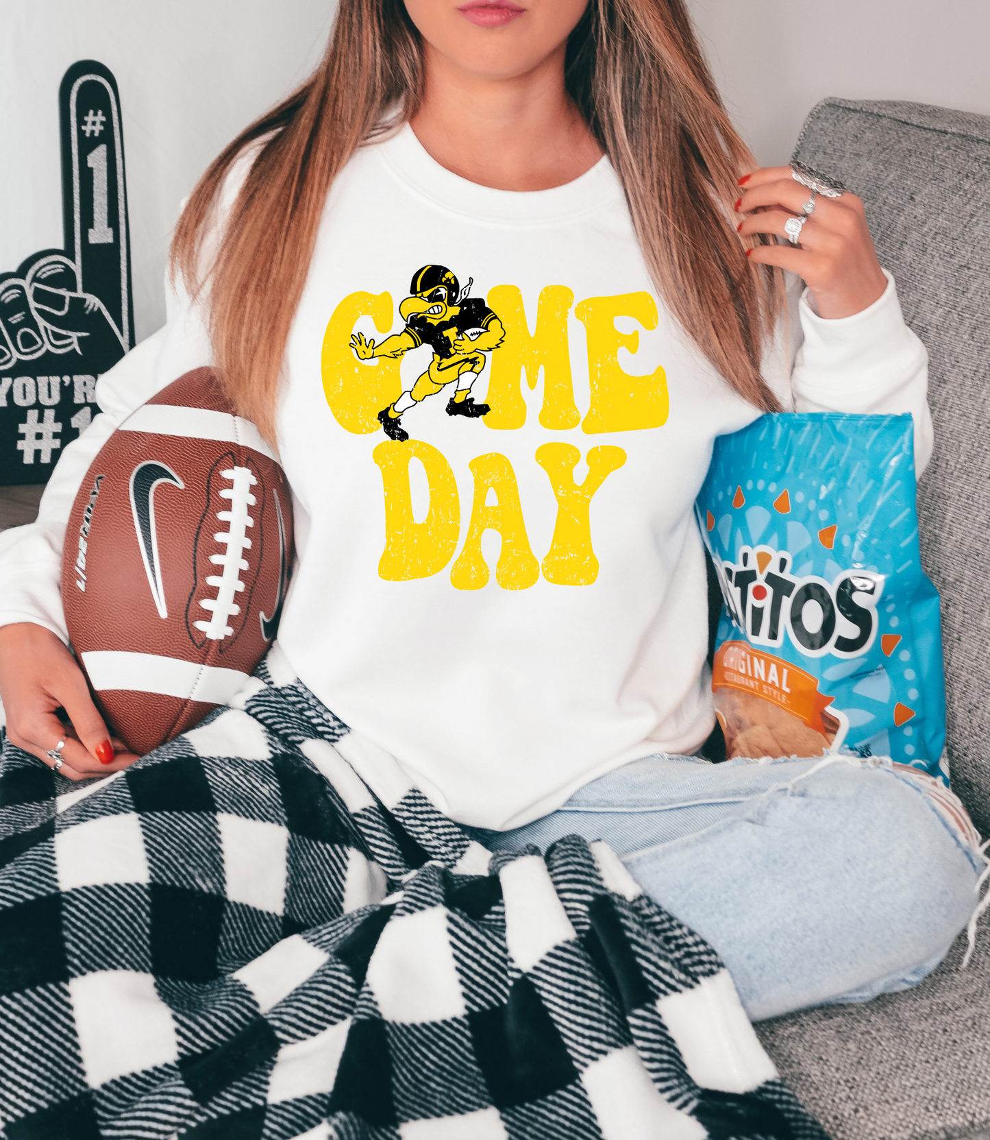 Game day- Iowa Hawkeyes, yellow