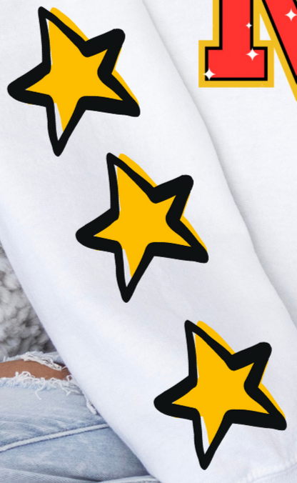 Black/Gold Stars SLEEVE