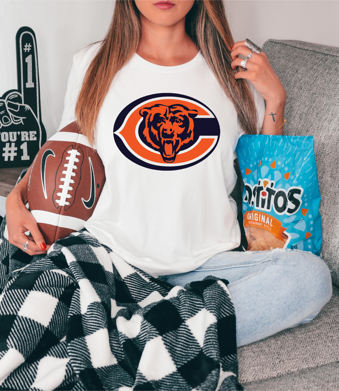 Chicago bears mascot inside logo
