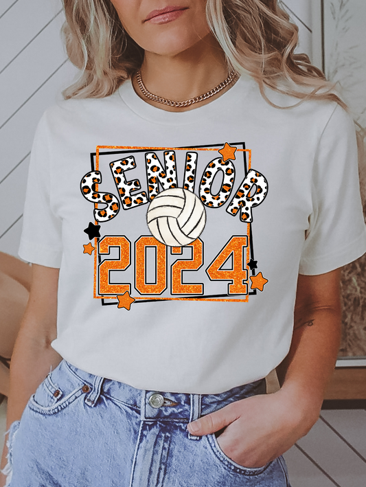 Senior 2024 - orange with volleyball