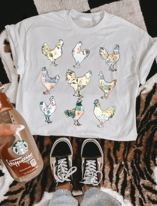 Chickens  Floral