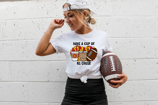 Have A Cup of KC Cheer- DTF Transfer