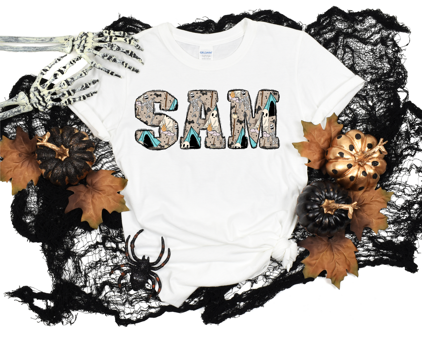 Sam, Halloween collage