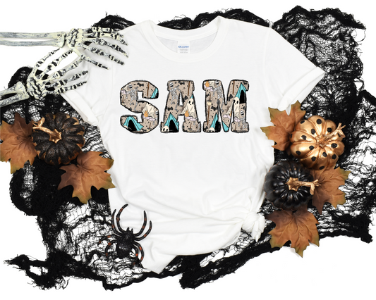 Sam, Halloween collage