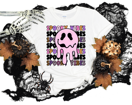 Purple orange spooky vibes ghost drip