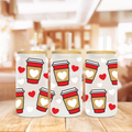 Coffee Heart Sleeve - UV Libby Wrap
