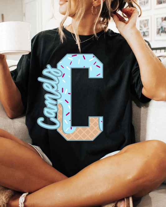 Personalized Blue Drip Mascot
