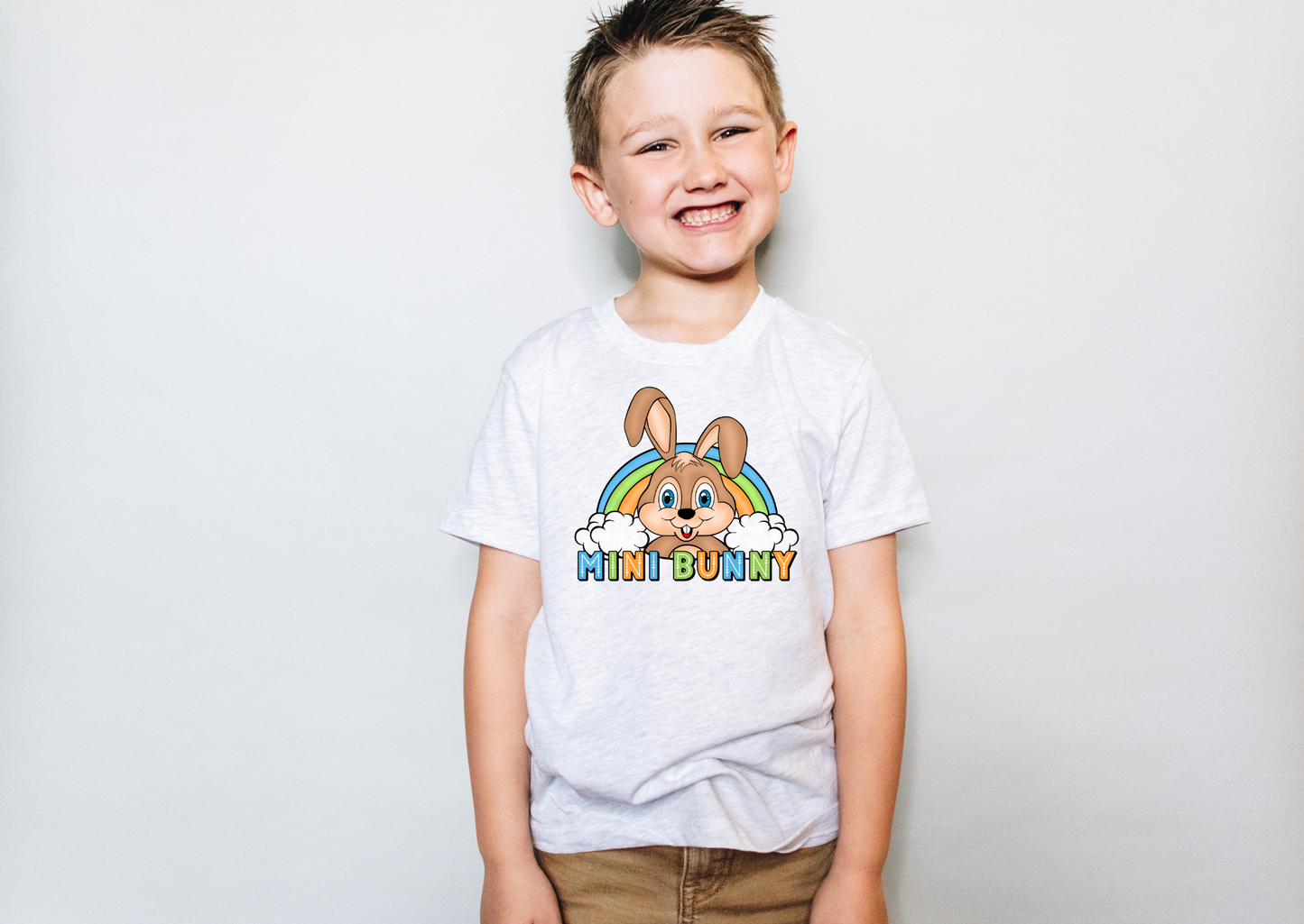 Mini Bunny BL/GR/OR -DTF Transfer
