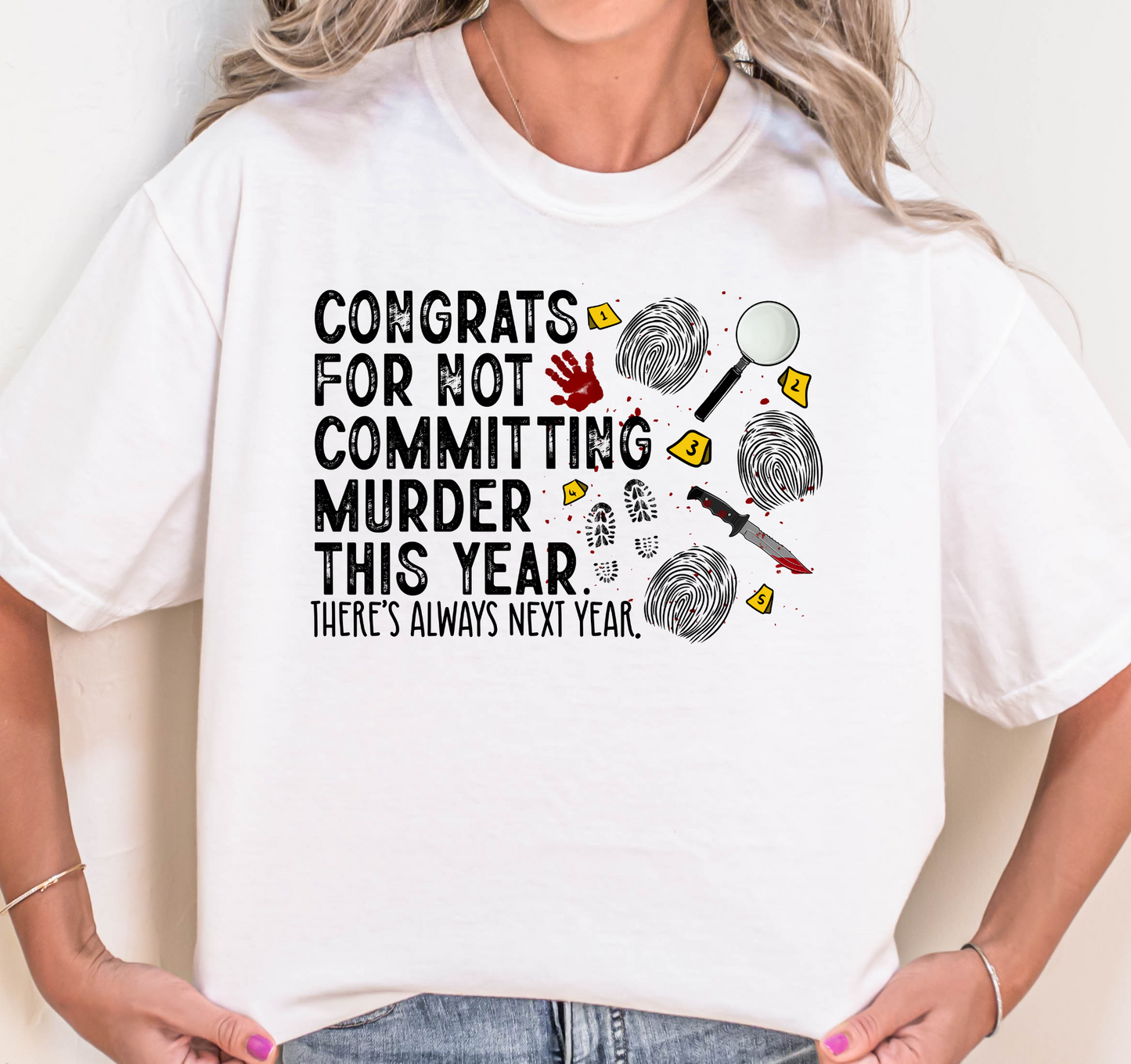 Congrats for not committing murder this year