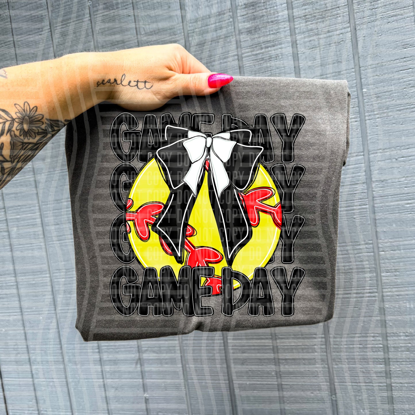 GAMEDAY SOFTBALL BLACK