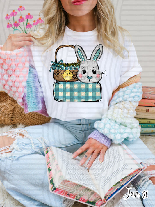 CUSTOM BLUE EASTER NAME TAG