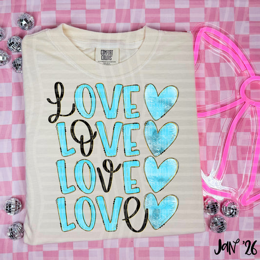 LOVE BRIGHT BLUE