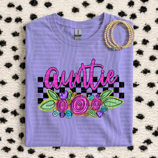 AUNTIE CHECKERS FLOWERS