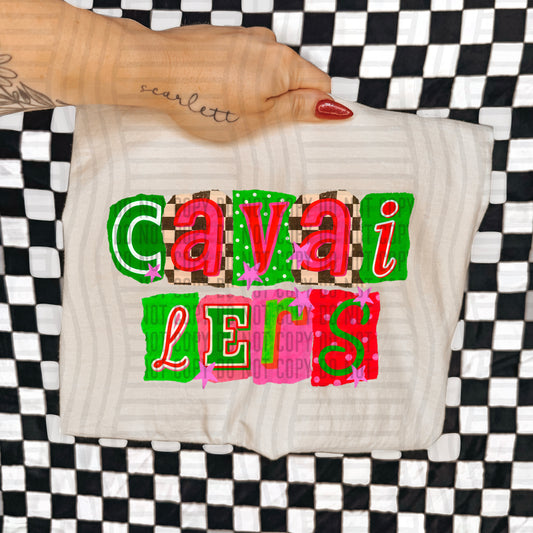 CAVAILERS RED & GREEN CHECKERS