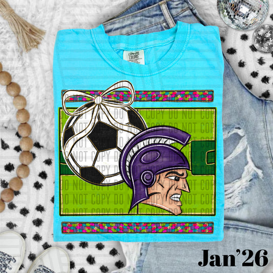 SOCCER TROJANS PURPLE