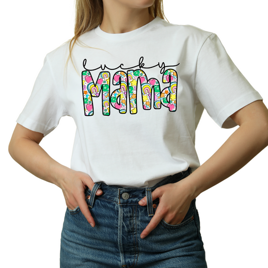 Lucky Pattern Mama- DTF Transfer